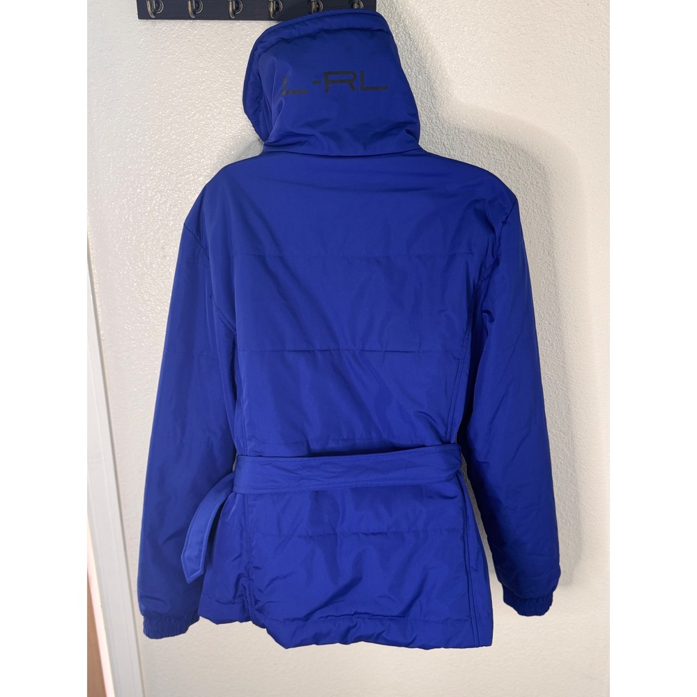 Vintage Lauren Active Ralph Lauren Belted Puffer Jacket Royal Blue L Gorpcore - Picture 4 of 15